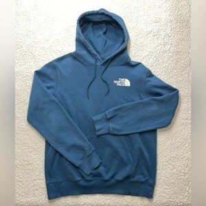 North Face Hoodie Blue Sweatshirt Mens Medium